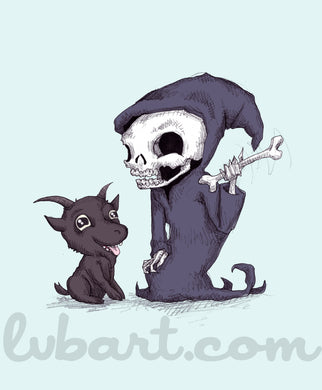 Evil Fetch Fine Art Print