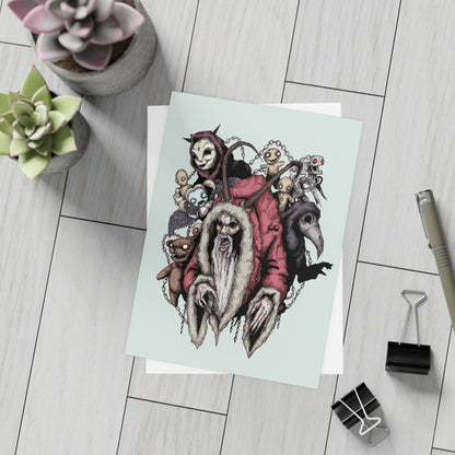 Krampus II Greeting Card Bundles (10, 30, 50 pcs)