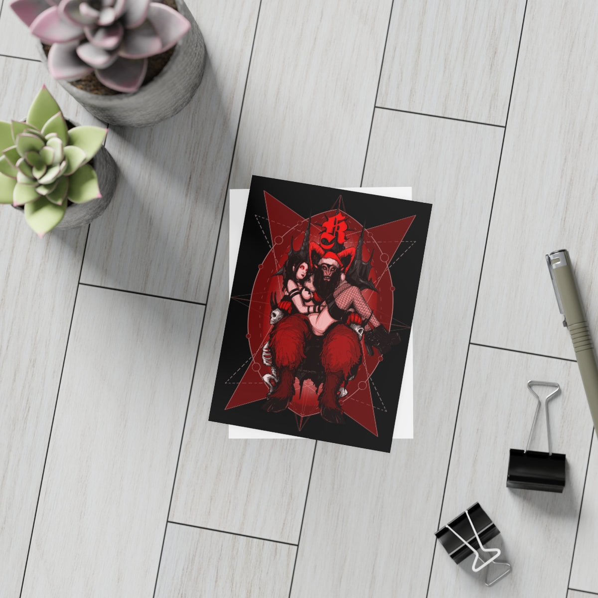 Krampus Baby Greeting Card Bundles (10, 30, 50 pcs)