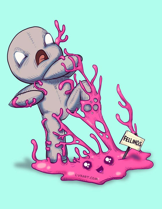 Feelings Monster Fine Art Print