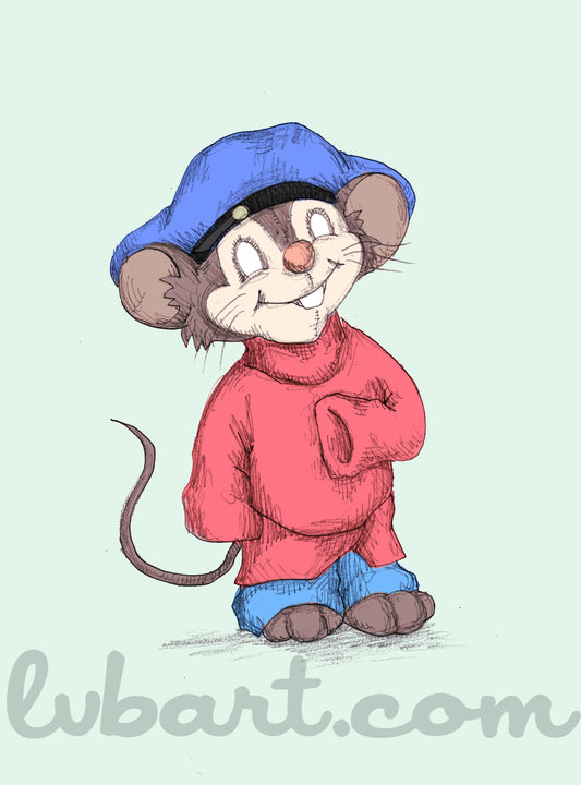 Fievel Plushkowitz Fine Art Print