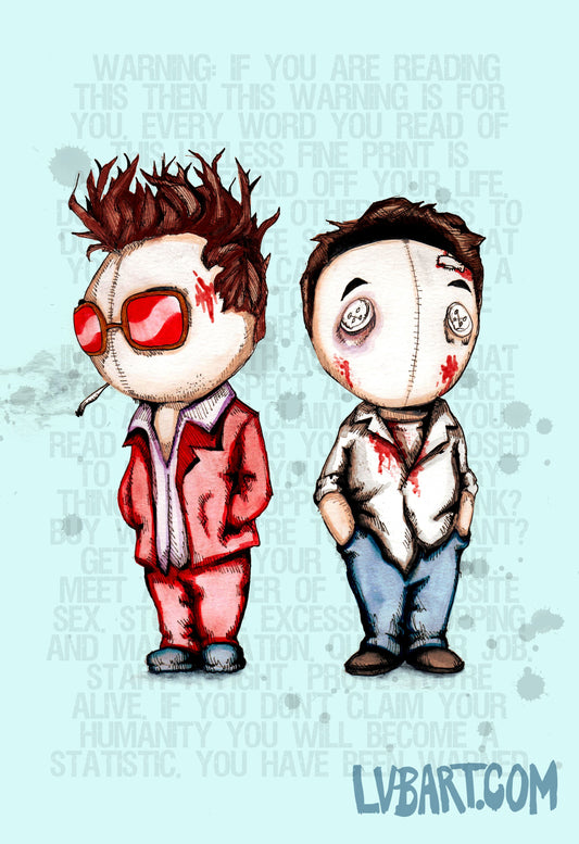 Fight Plush Fine Art Print