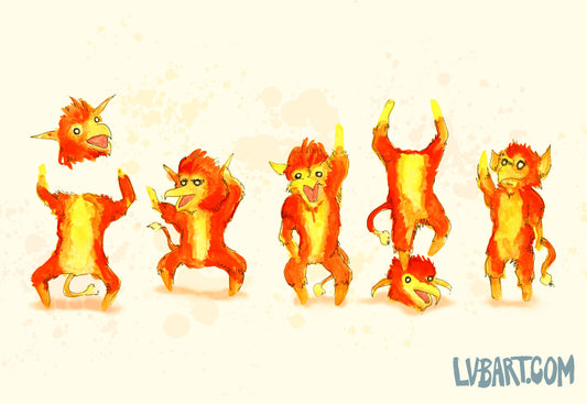 Fire Gang Fine Art Print