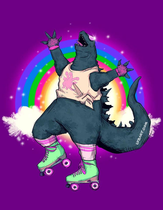 Gayzilla Fine Art Print