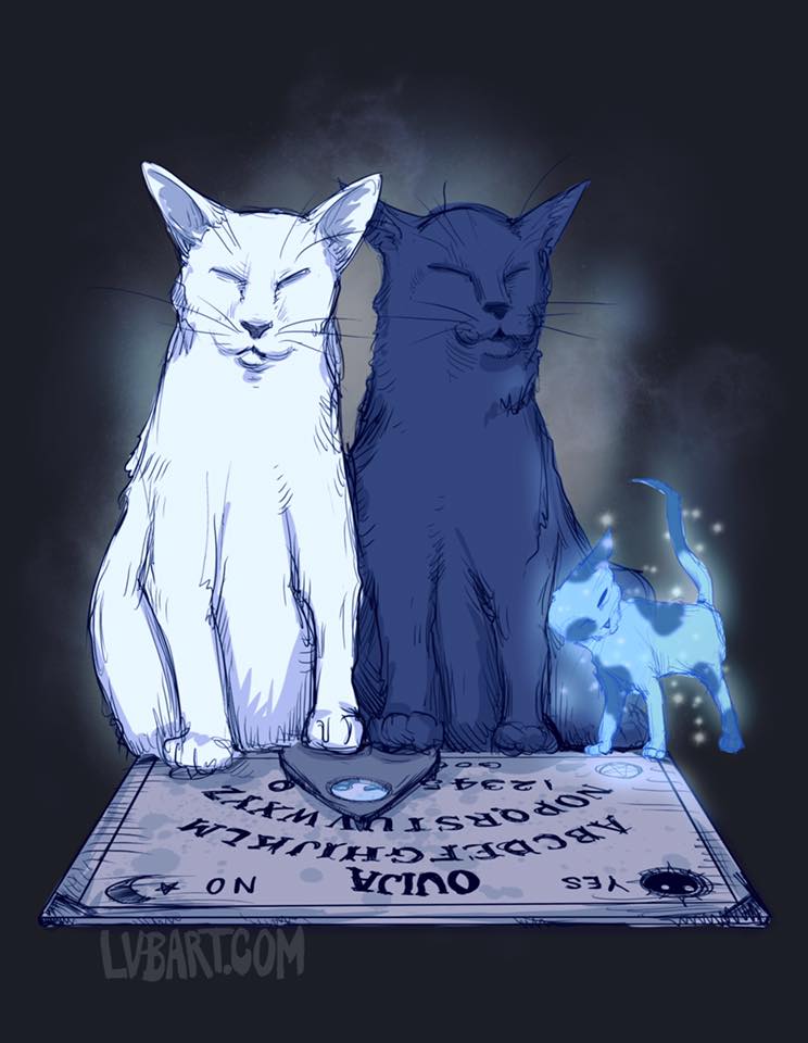 Ghost Kitten Fine Art Print
