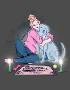 Custom Ouija Pet Memorial Artwork Commission