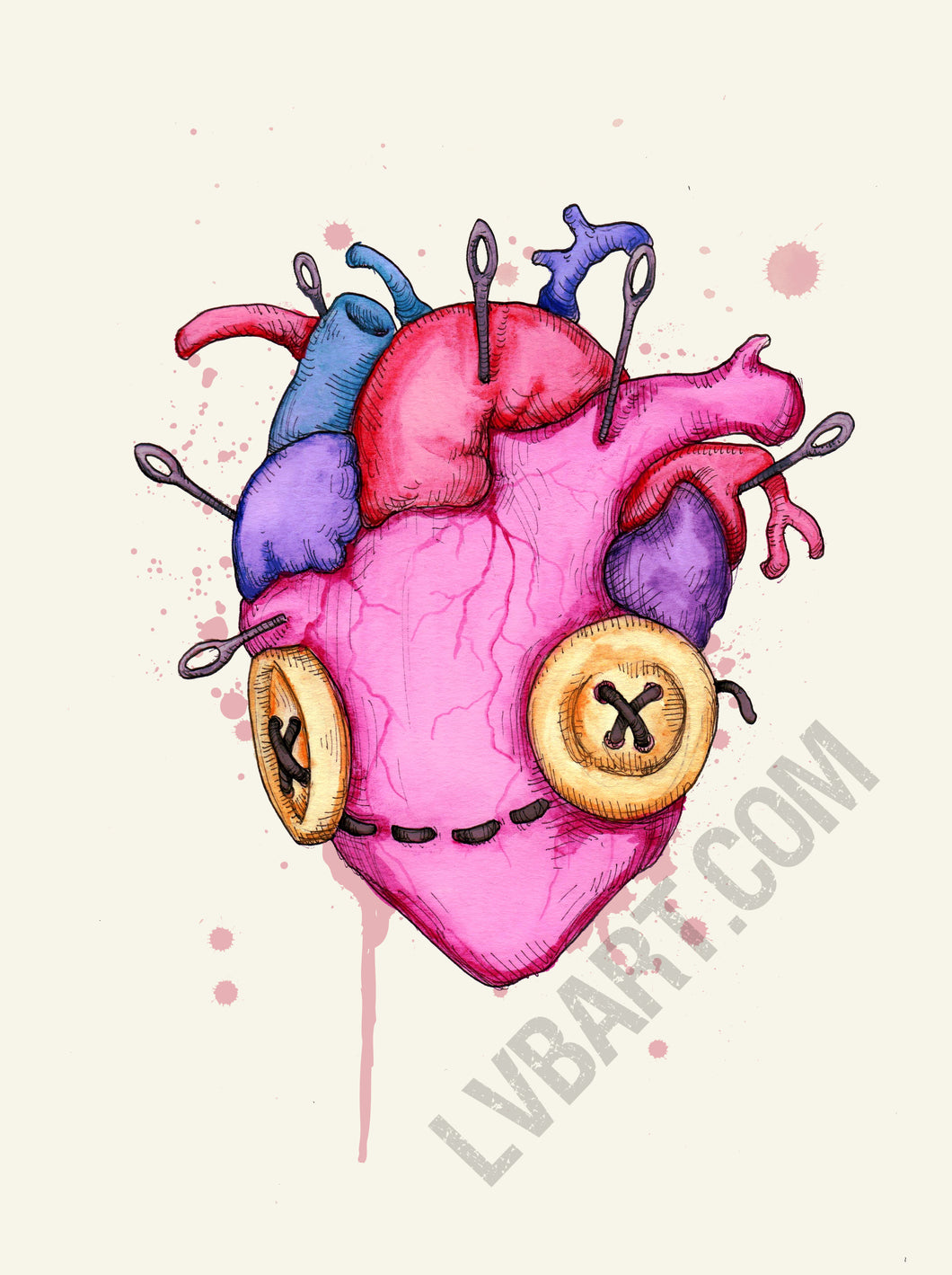 Happy Heart Fine Art Print