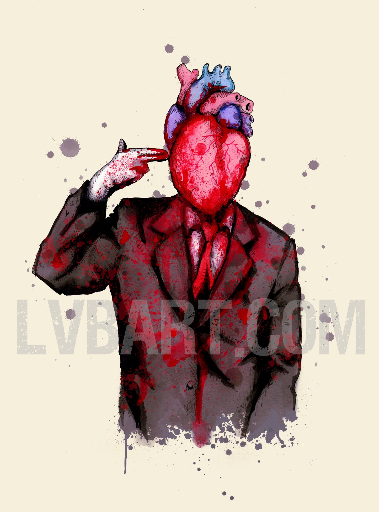 Head Shot Fine Art Print