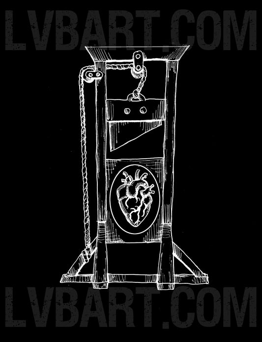 Guillotine Heart 2.0 Fine Art Print