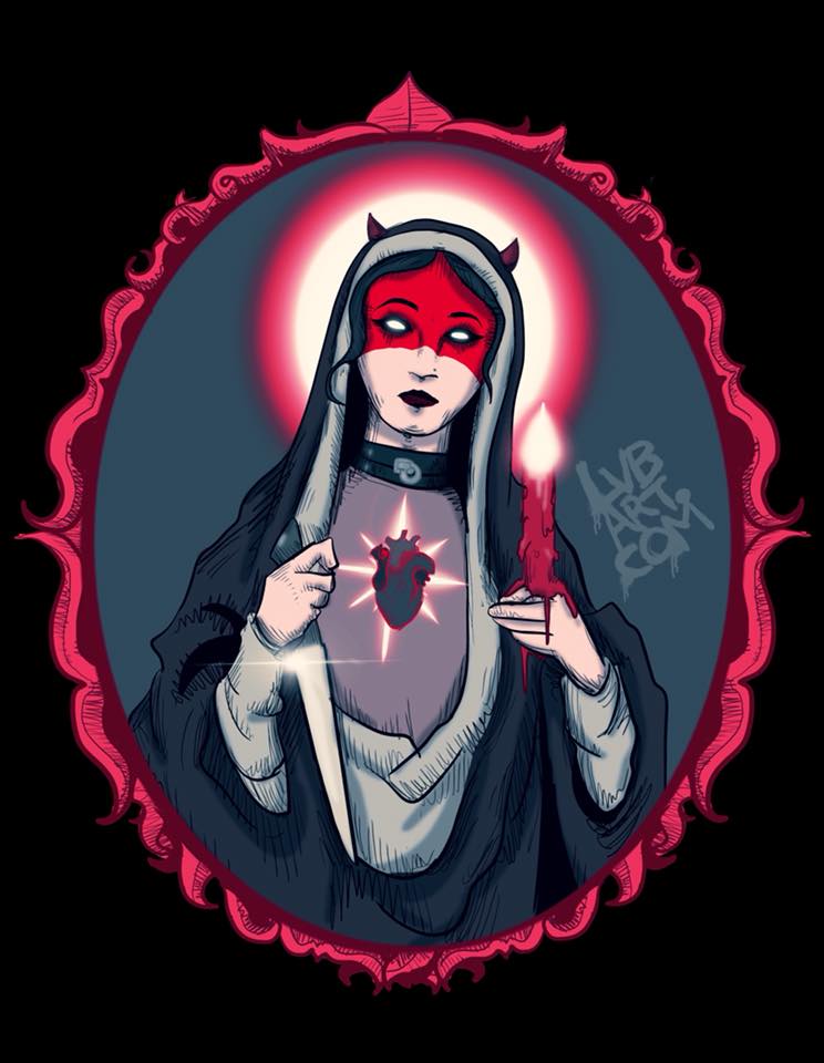 Hell Mary Fine Art Print