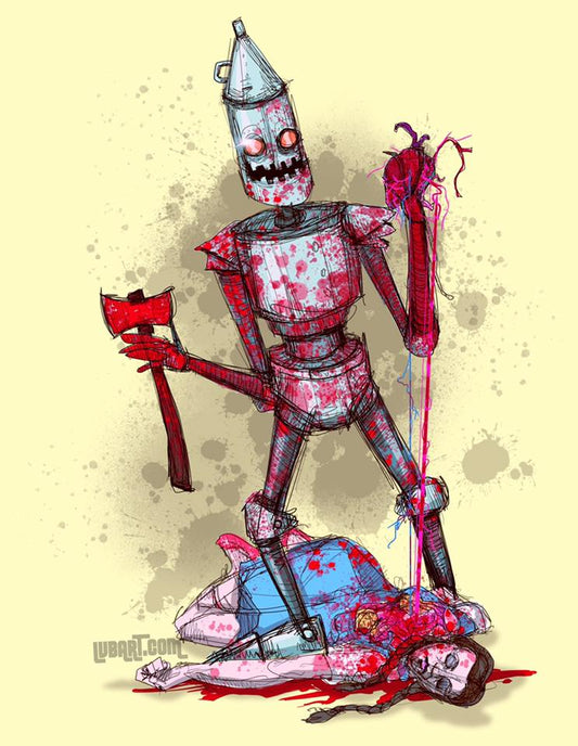Tin Man Gets A Heart Fine Art Print