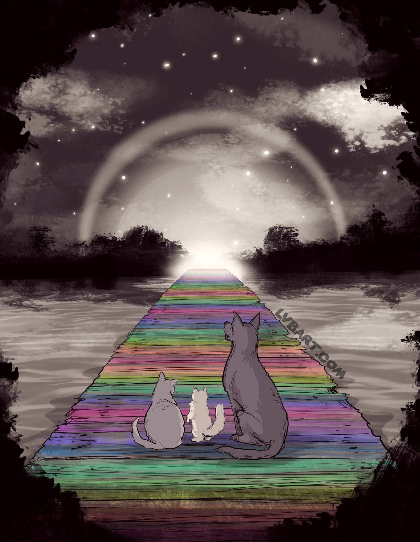 Rainbow Bridge Fine Art Print