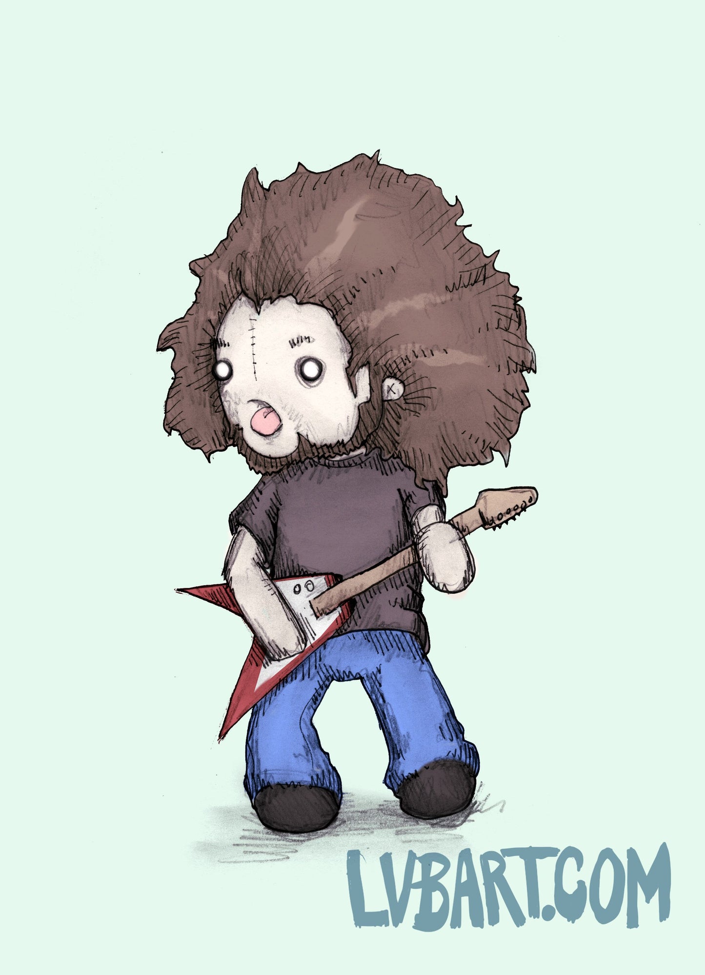 Claudio Plushie Fine Art Print