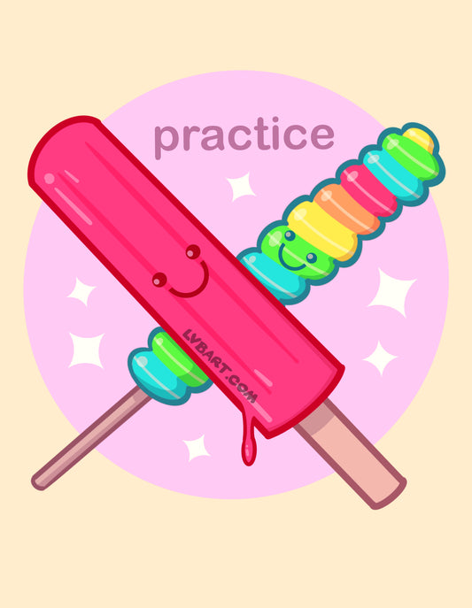 Practice Fine Art Print