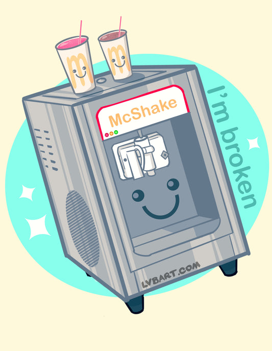 Shake Machine Fine Art Print