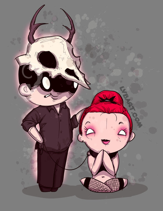 Deer Daddy Series 7: Plushie Daddy Fine Art Print