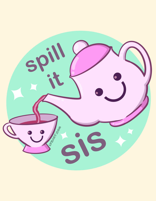 Tea Time Fine Art Print