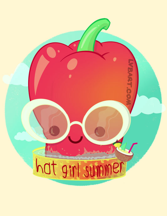 Hot Girl Summer Fine Art Print