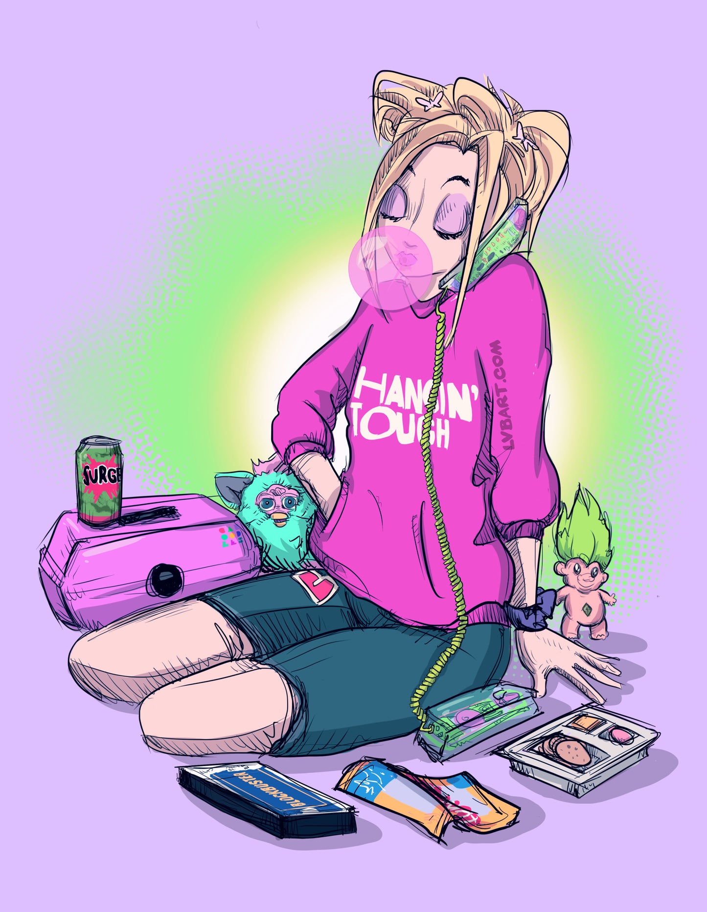 TGIF Girl Fine Art Print