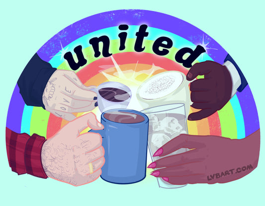 One Nation Under Coffee Fine Art Print