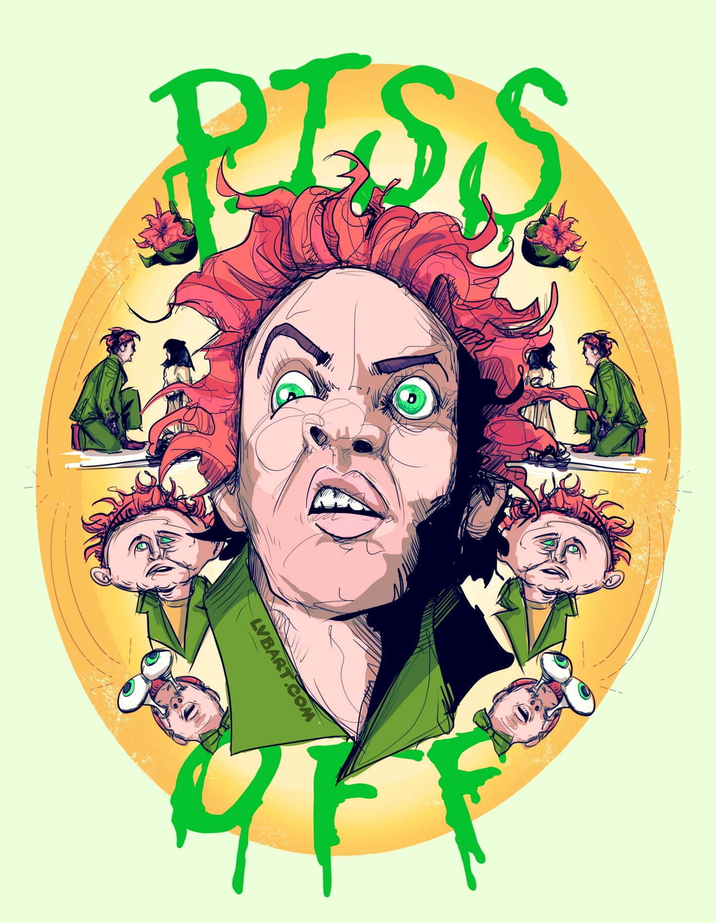 Piss Off Fine Art Print