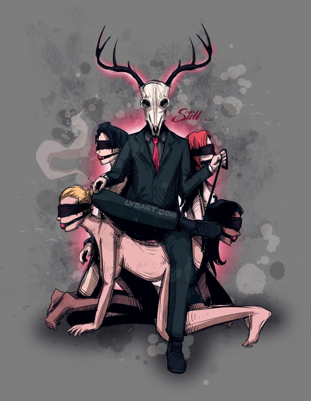 Deer Daddy Entire 5 Print Series 2 Fine Art Print