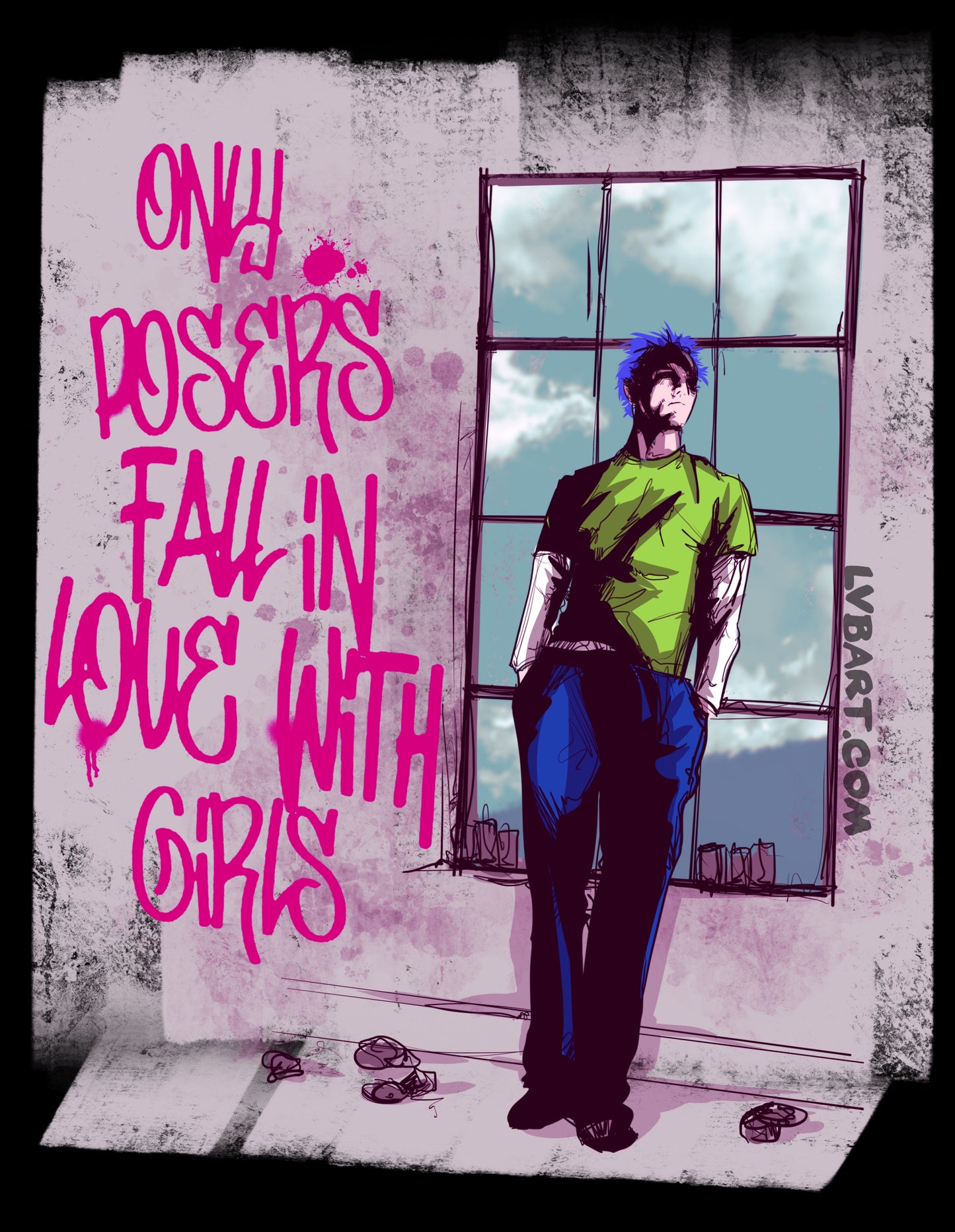 Poser Love Fine Art Print