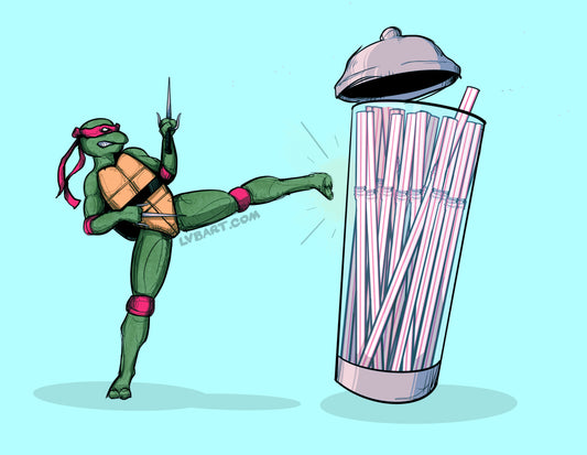 Straw Kick Fine Art Print