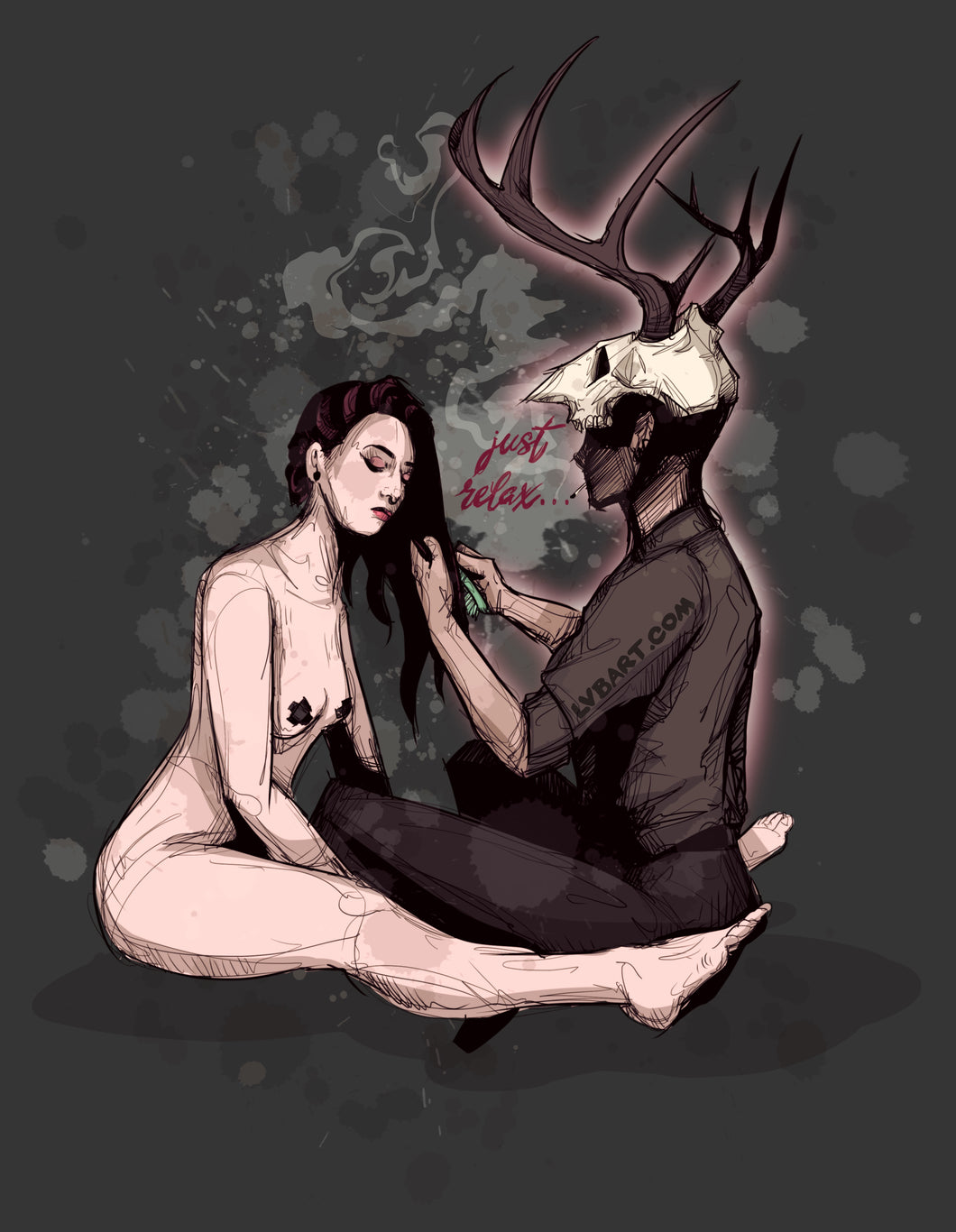 Deer Daddy Series 6: Aftercare IV Fine Art Print