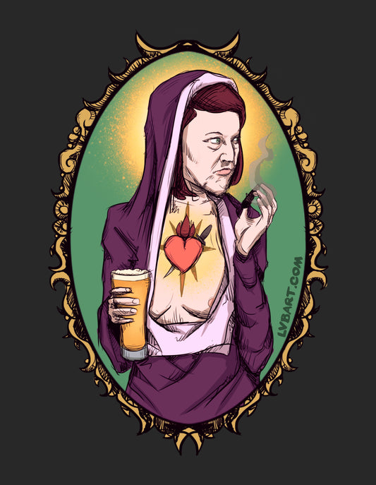 Virgin Meredith Fine Art Print