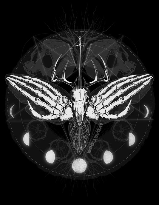Death Moth Fine Art Print