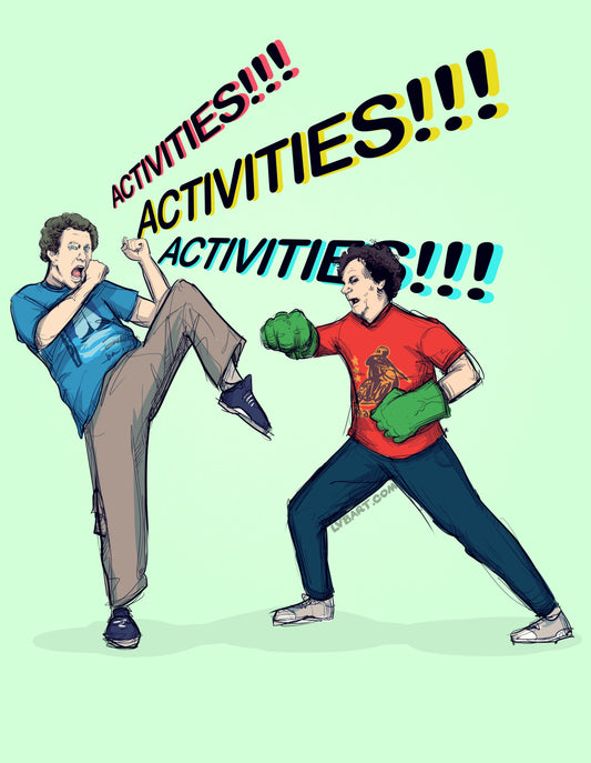 Activities Fine Art Print