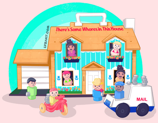 Whore House Fine Art Print