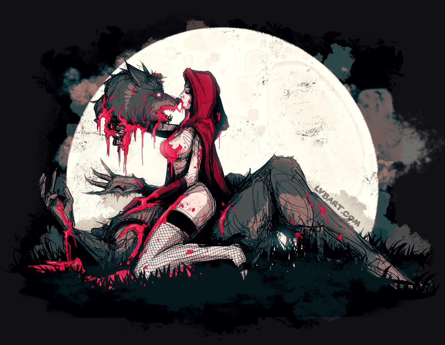 What Big Teeth You Have Fine Art Print