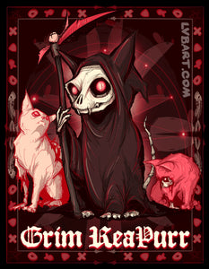Grim Reapurr Fine Art Print