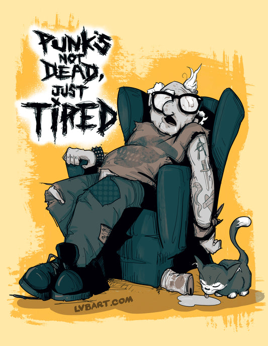 Old Punk Fine Art Print