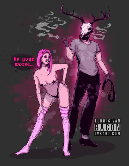 Deer Daddy Series 10: Do Your Worst Fine Art Print