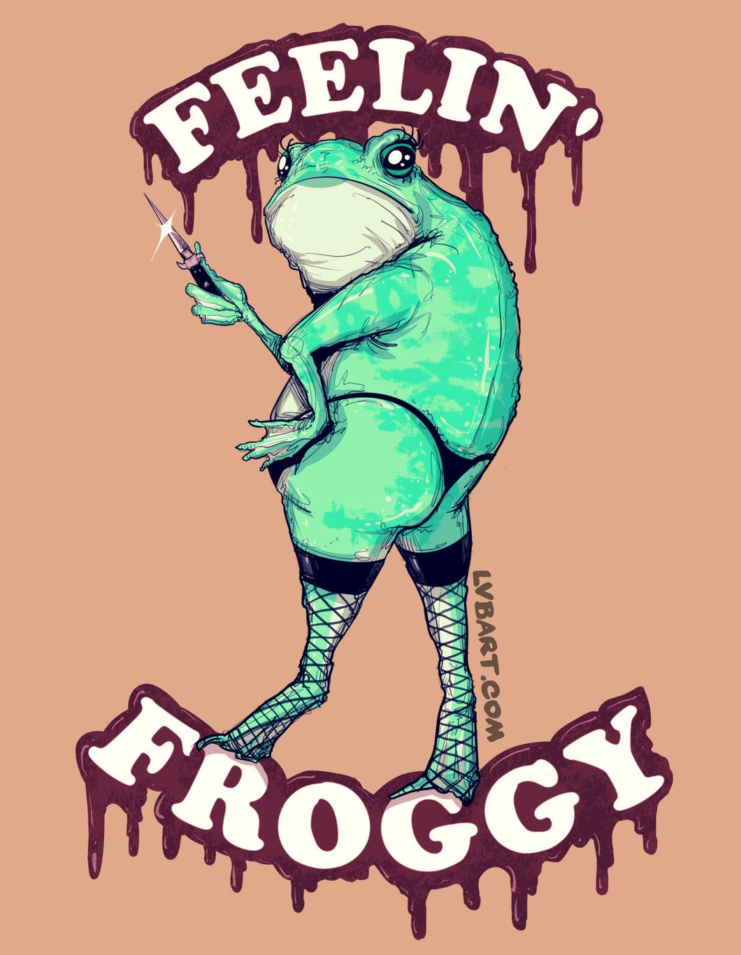 Feelin’ Froggy Fine Art Print