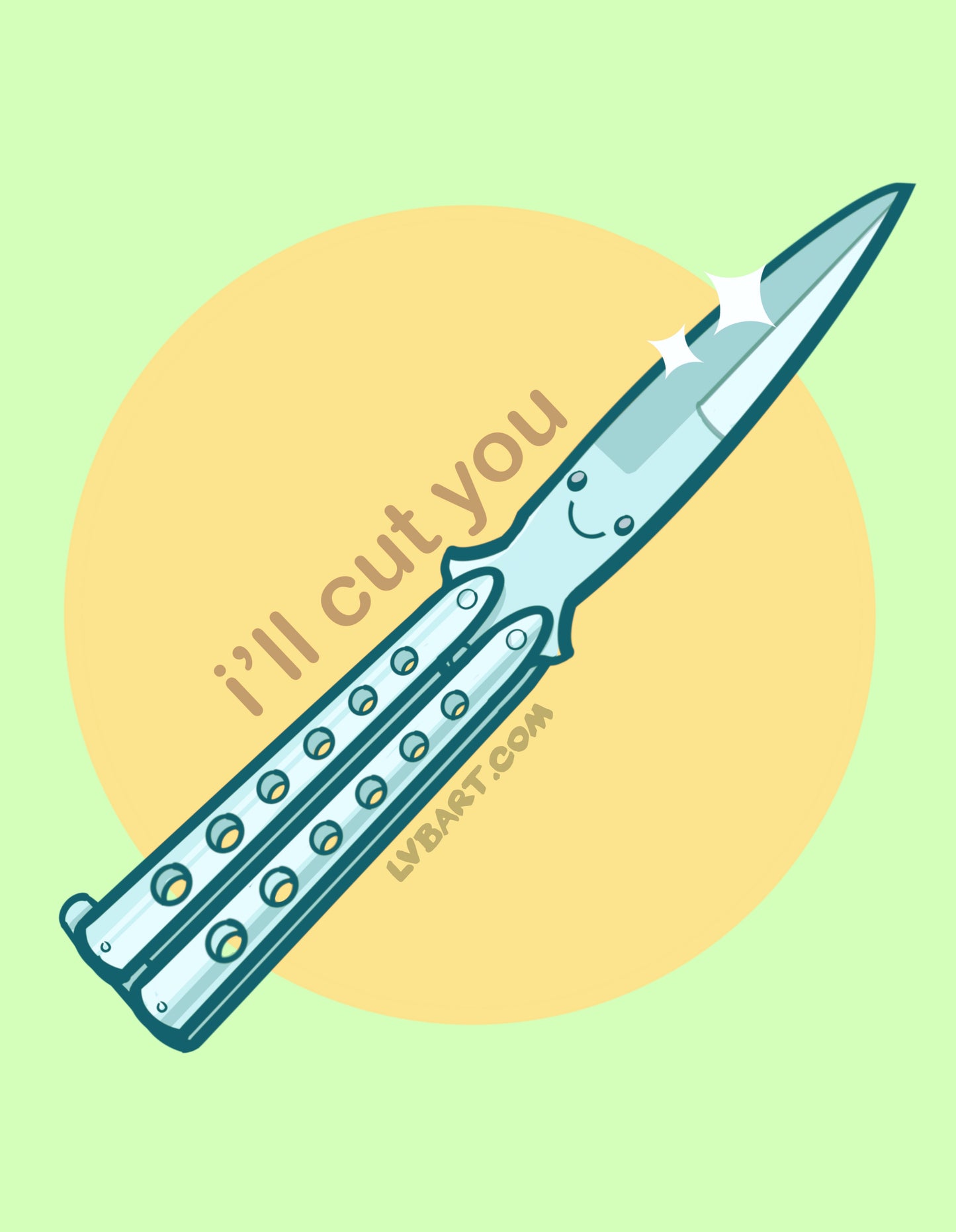 I’ll Cut You Fine Art Print