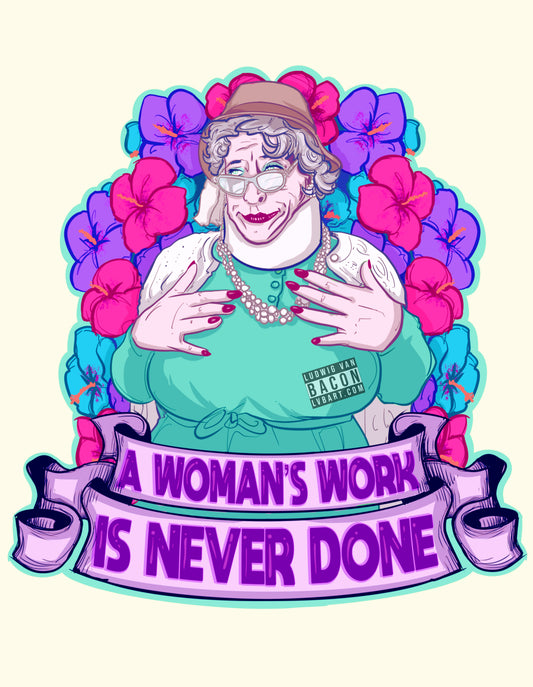 Auntie Nelda Fine Art Print