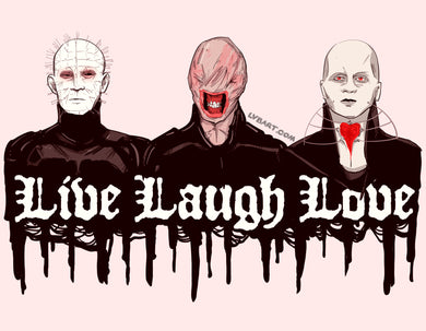 Live Laugh Suffer Fine Art Print