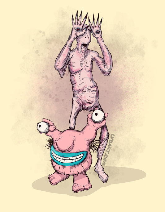 Eyeball Boys Fine Art Print
