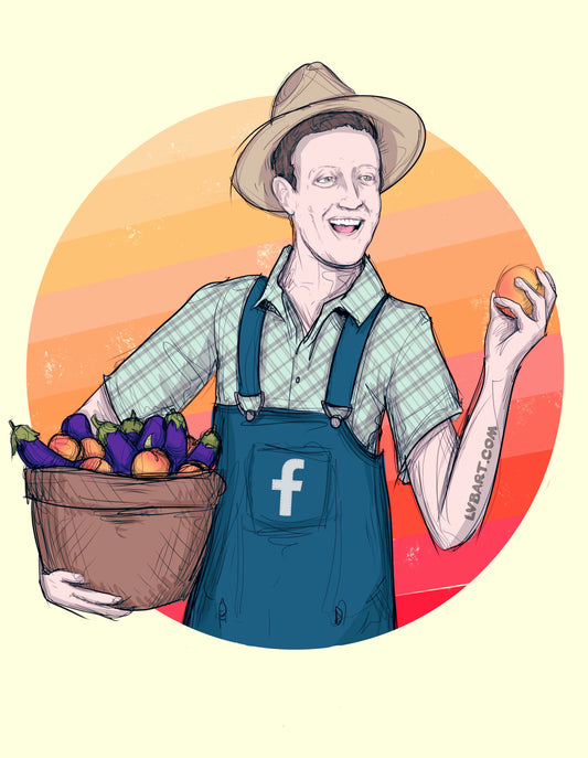 Farmer Mark Fine Art Print