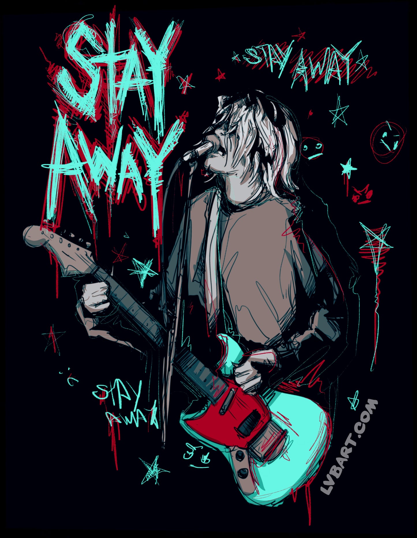 Stay Away Fine Art Print