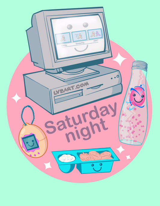 Saturday Night Fine Art Print