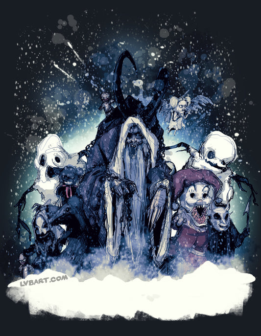 Krampus 3 Fine Art Print