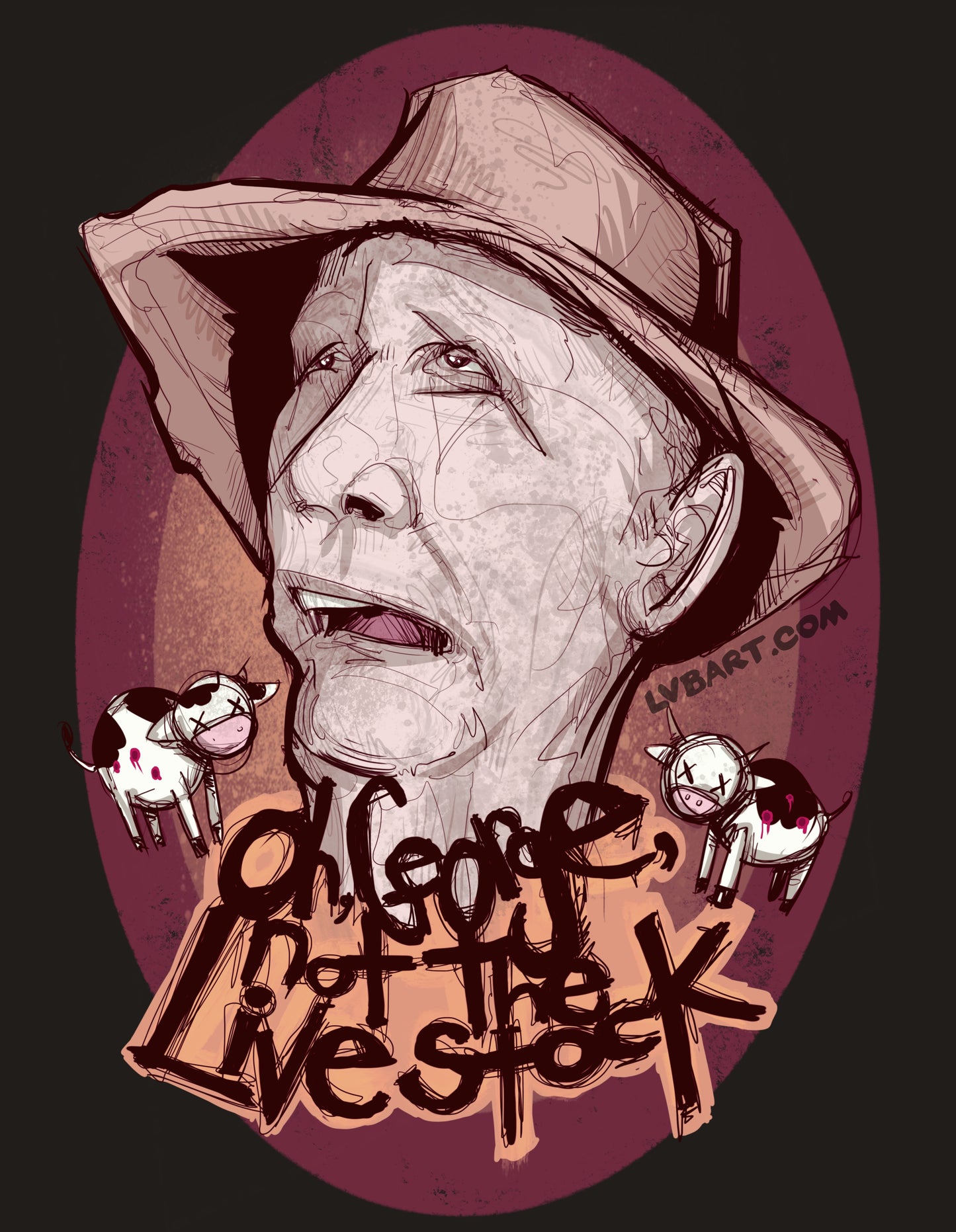 Not The Livestock Fine Art Print