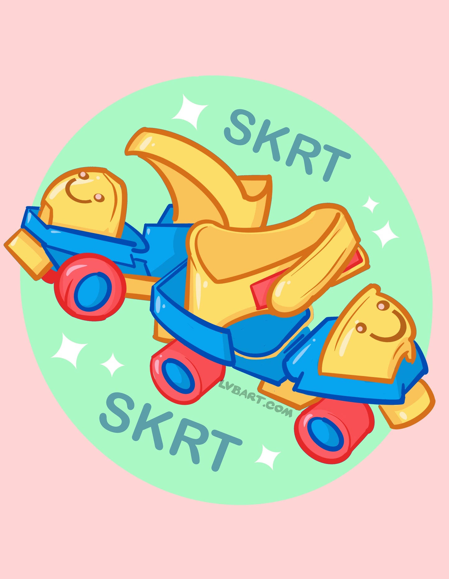 Roller Skates Fine Art Print