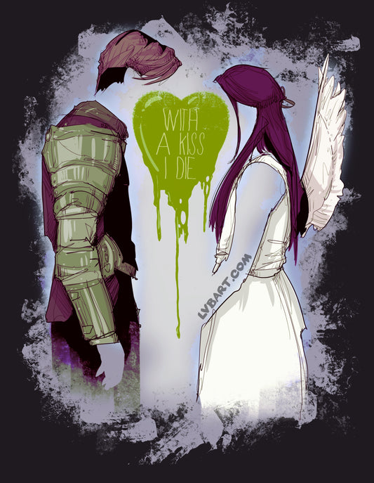 Kiss Of Death Fine Art Print