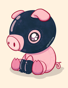 Bad Piggie Fine Art Print